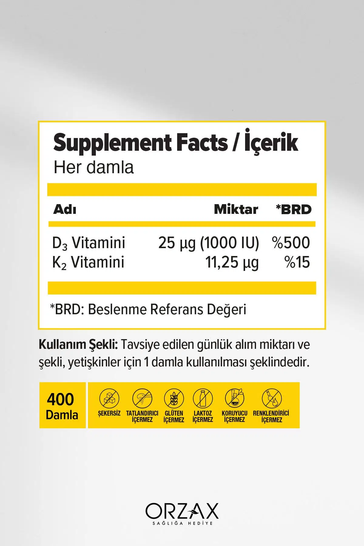 Ocean D3K2 Damla 20 ml Ocean D3K2 Damla 20 ml