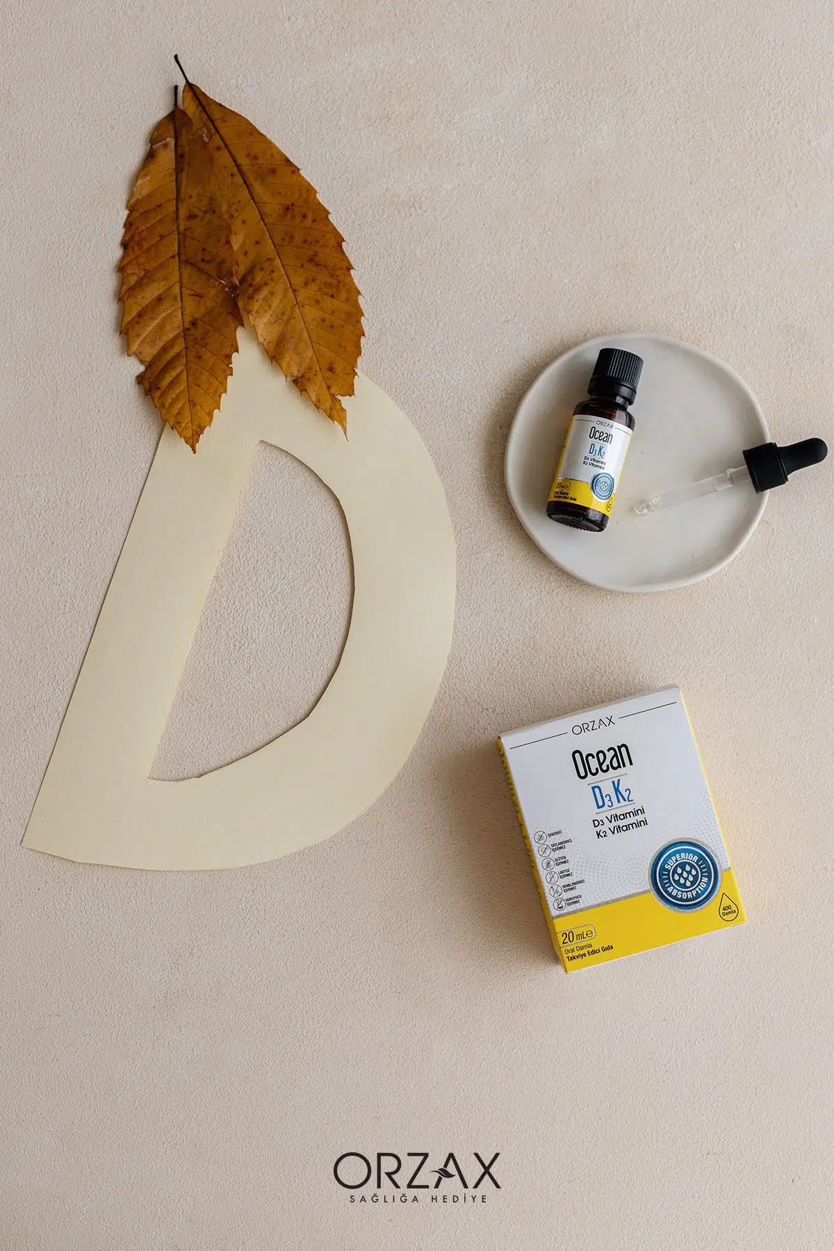 Ocean D3K2 Damla 20 ml Ocean D3K2 Damla 20 ml